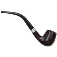 Peterson Junior Heritage Silver Mounted Bent Billiard Fishtail