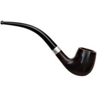 Peterson Junior Heritage Silver Mounted Bent Billiard Fishtail