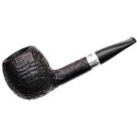 Peterson Junior Sandblasted Silver Mounted Short Apple Fishtail