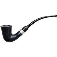 Peterson Speciality Ebony Silver Mounted Calabash Fishtail