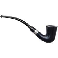 Peterson Speciality Ebony Silver Mounted Calabash Fishtail
