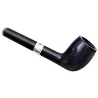 Peterson Churchwarden Ebony Silver Mounted Belgique Fishtail