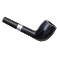 Peterson Churchwarden Ebony Silver Mounted Belgique Fishtail