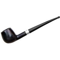 Peterson Junior Ebony Silver Mounted Canted Apple Fishtail