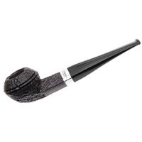 Peterson Junior Sandblasted Silver Mounted Straight Bulldog Fishtail