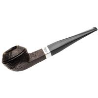 Peterson Junior Sandblasted Silver Mounted Straight Bulldog Fishtail