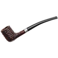 Peterson Junior Rusticated Nickel Mounted Canted Billiard Fishtail