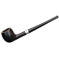 Peterson Junior Ebony Silver Mounted Straight Apple Fishtail