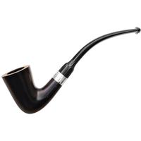 Peterson Speciality Ebony Silver Mounted Calabash Fishtail