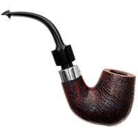 Peterson House Pipe Sandblasted Bent P-Lip (9mm)