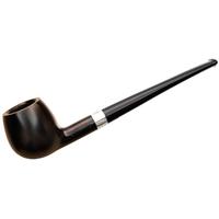 Peterson Junior Ebony Silver Mounted Canted Apple Fishtail