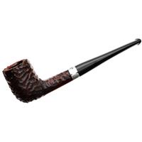 Peterson Junior Rusticated Nickel Mounted Straight Billiard Fishtail