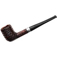Peterson Junior Rusticated Nickel Mounted Straight Billiard Fishtail
