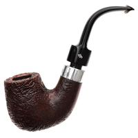 Peterson House Pipe Sandblasted Bent P-Lip (9mm)