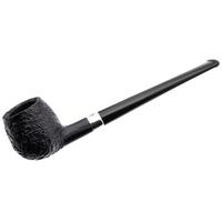 Peterson Junior Sandblasted Silver Mounted Canted Apple Fishtail