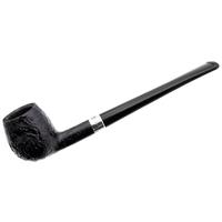 Peterson Junior Sandblasted Silver Mounted Canted Apple Fishtail