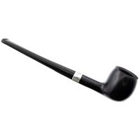 Peterson Junior Ebony Silver Mounted Straight Apple Fishtail