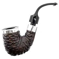 Peterson Pub Pipe Rusticated Silver Cap P-Lip