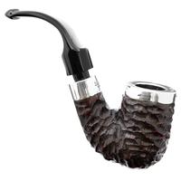 Peterson Pub Pipe Rusticated Silver Cap P-Lip