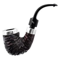Peterson Pub Pipe Rusticated Silver Cap P-Lip (9mm)