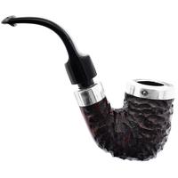 Peterson Pub Pipe Rusticated Silver Cap P-Lip (9mm)