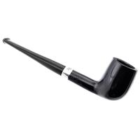 Peterson Junior Ebony Silver Mounted Straight Billiard Fishtail