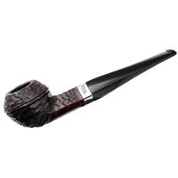 Peterson Junior Rusticated Nickel Mounted Straight Bulldog Fishtail