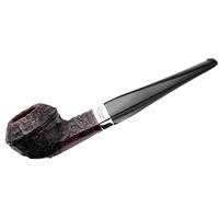 Peterson Junior Rusticated Nickel Mounted Straight Bulldog Fishtail