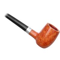 Peterson Churchwarden Natural Silver Mounted Barrel Fishtail