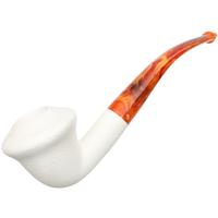 AKB Meerschaum Rusticated Calabash (Ali) (with Case)