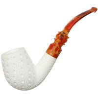 AKB Meerschaum Lattice Bent Billiard (with Case)