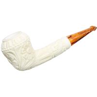 AKB Meerschaum Carved Floral Rhodesian (with Case)