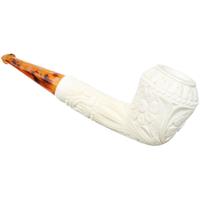 AKB Meerschaum Carved Floral Rhodesian (with Case)