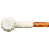 AKB Meerschaum Carved Floral Rhodesian (with Case)