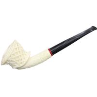AKB Meerschaum Carved Freehand (Ozi) (with Case)