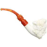 AKB Meerschaum Carved Man in Beret (with Case)