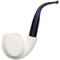 AKB Meerschaum Rusticated Blowfish (with Case) (9mm)