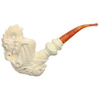 AKB Meerschaum Carved Dragon (Altay) (with Case)