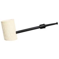 AKB Meerschaum Rusticated Workhorse Poker (with Case)