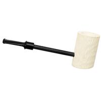 AKB Meerschaum Rusticated Workhorse Poker (with Case)