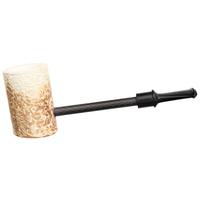 AKB Meerschaum Rusticated Workhorse Poker (with Case)