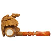 AKB Meerschaum Carved Dragon (Ali) (with Case and Tamper)