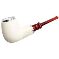 AKB Meerschaum Smooth Reverse Calabash Billiard with Plata (Koc) (with Case)