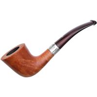 New Tobacco Pipes: Ashton Sovereign Bent Dublin with Silver (XXX 