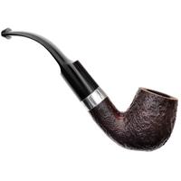 Ashton Pebble Grain Bent Billiard with Silver (LX)