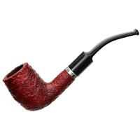 Ashton Pebble Grain Bent Billiard with Silver (XX)