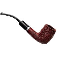 Ashton Pebble Grain Bent Billiard with Silver (XX)