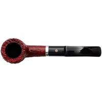 Ashton Pebble Grain Bent Billiard with Silver (XX)