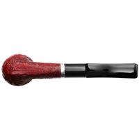 Ashton Pebble Grain Bent Billiard with Silver (XX)