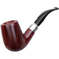 Savinelli Autograph Artisan Smooth Bent Billiard with Silver (9mm)